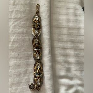 J. Crew Elegant Gold and Silver Women's Bracelet